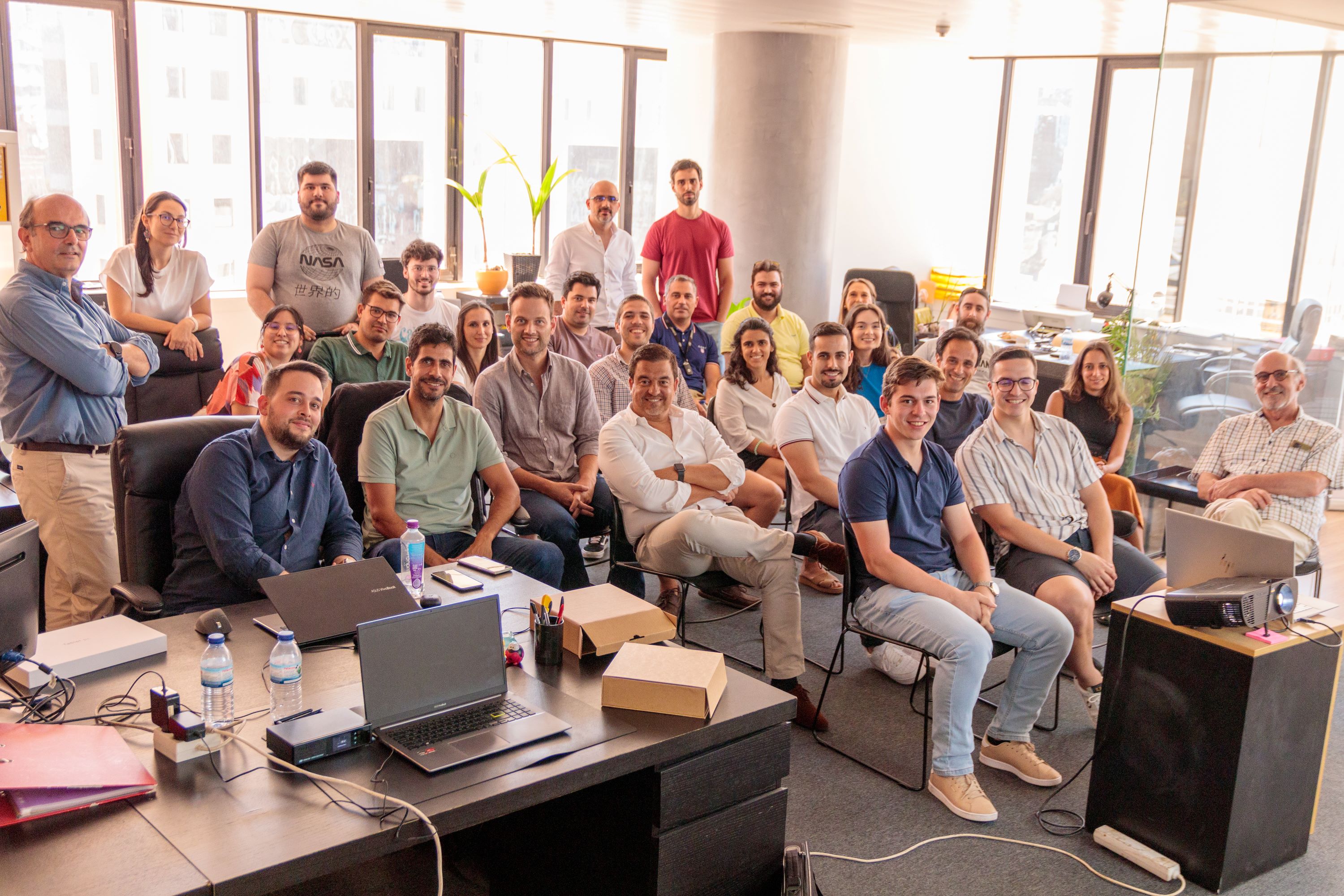 fotografia da equipa